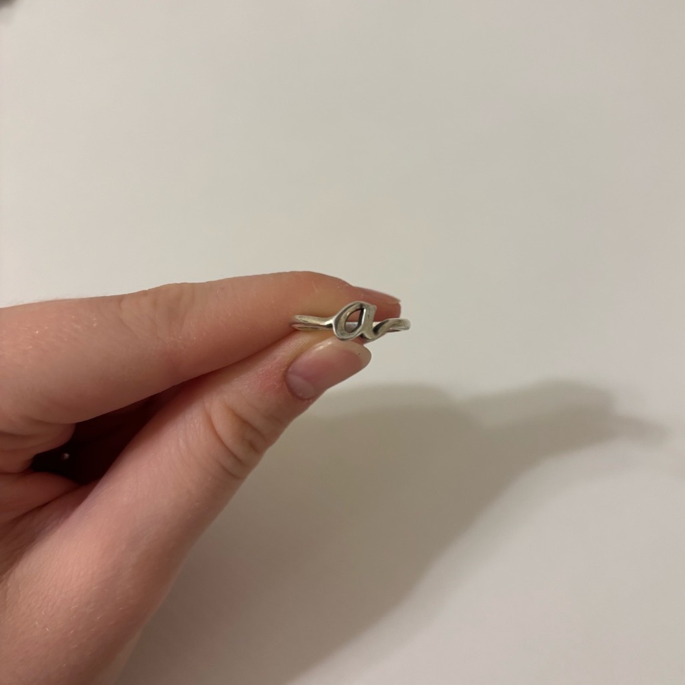 James Avery Script Initial “A” Ring - image 3